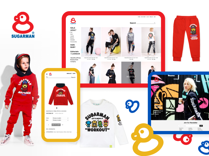 eCommerce App and Web Portal for Sugarman